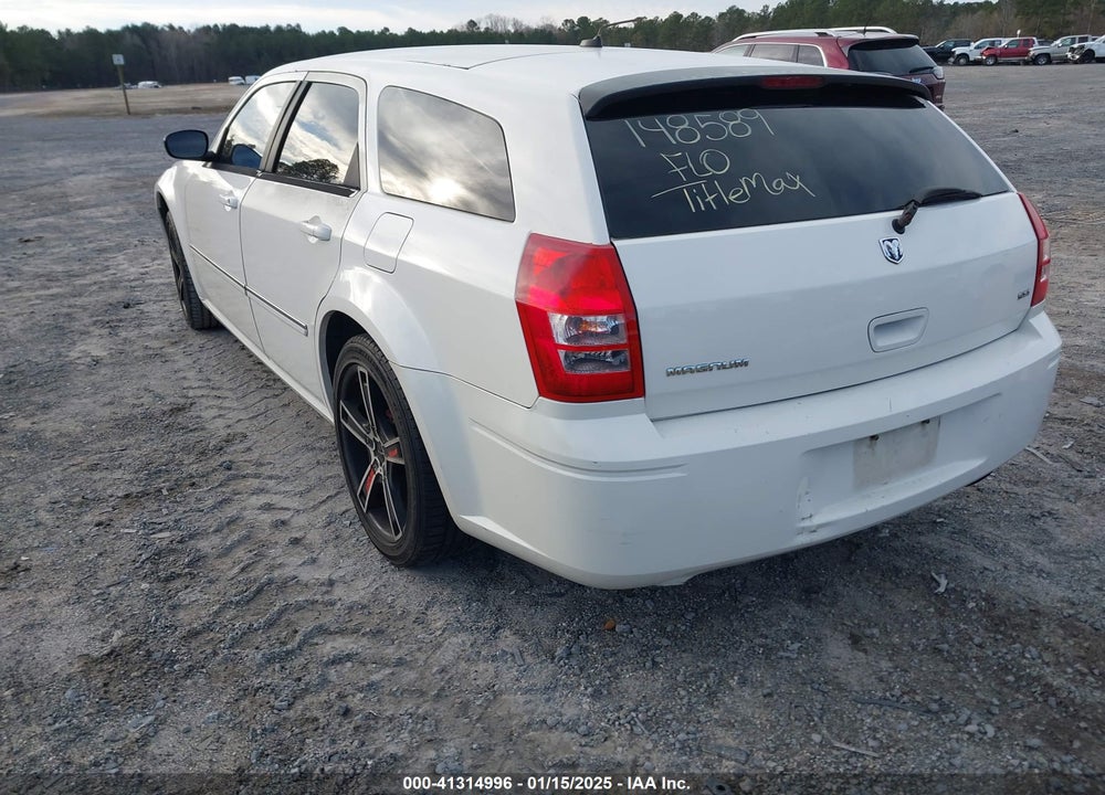 2008 DODGE MAGNUM VIN: 2D4FV37V98H148589