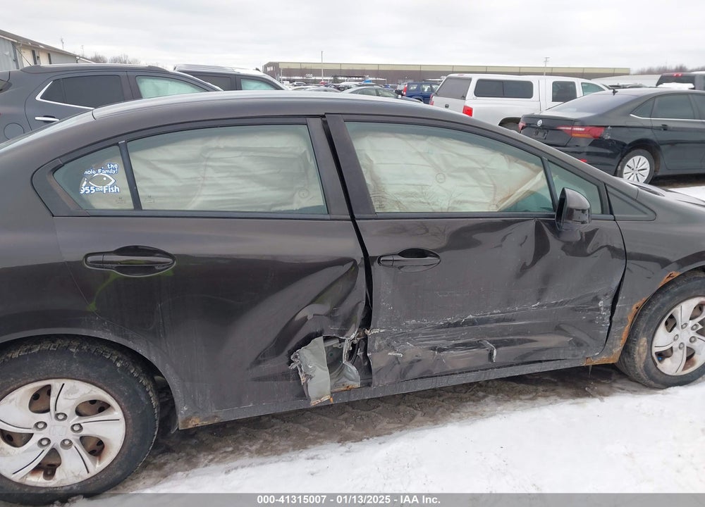 2013 HONDA CIVIC VIN: 19XFB2F57DE017071