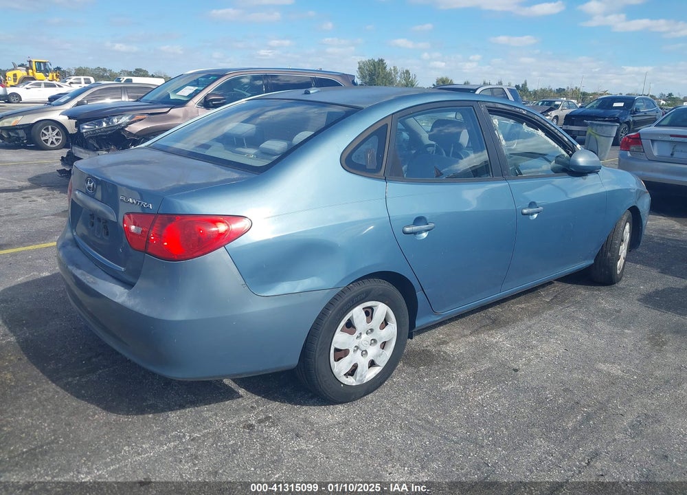 2007 HYUNDAI ELANTRA VIN: KMHDU46D37U127427