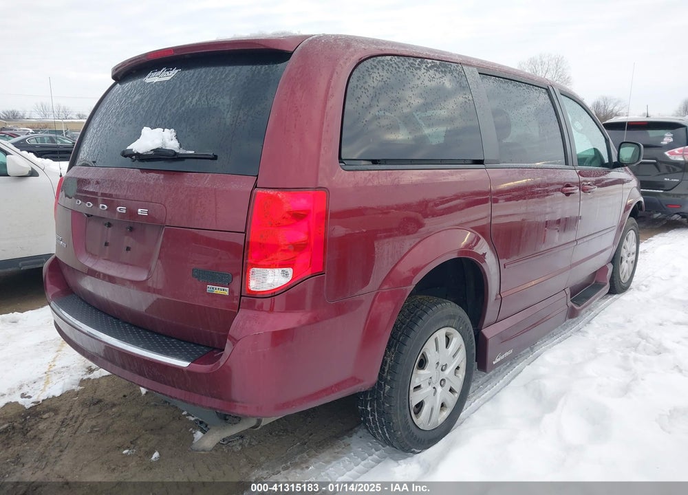 2017 DODGE GRAND CARAVAN SE VIN: 2C4RDGBG5HR854580