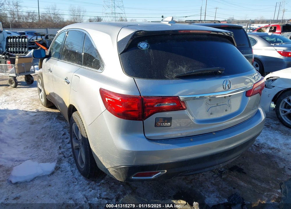 2016 ACURA MDX WATCH PLUS PACKAGE VIN: 5FRYD4H26GB048438