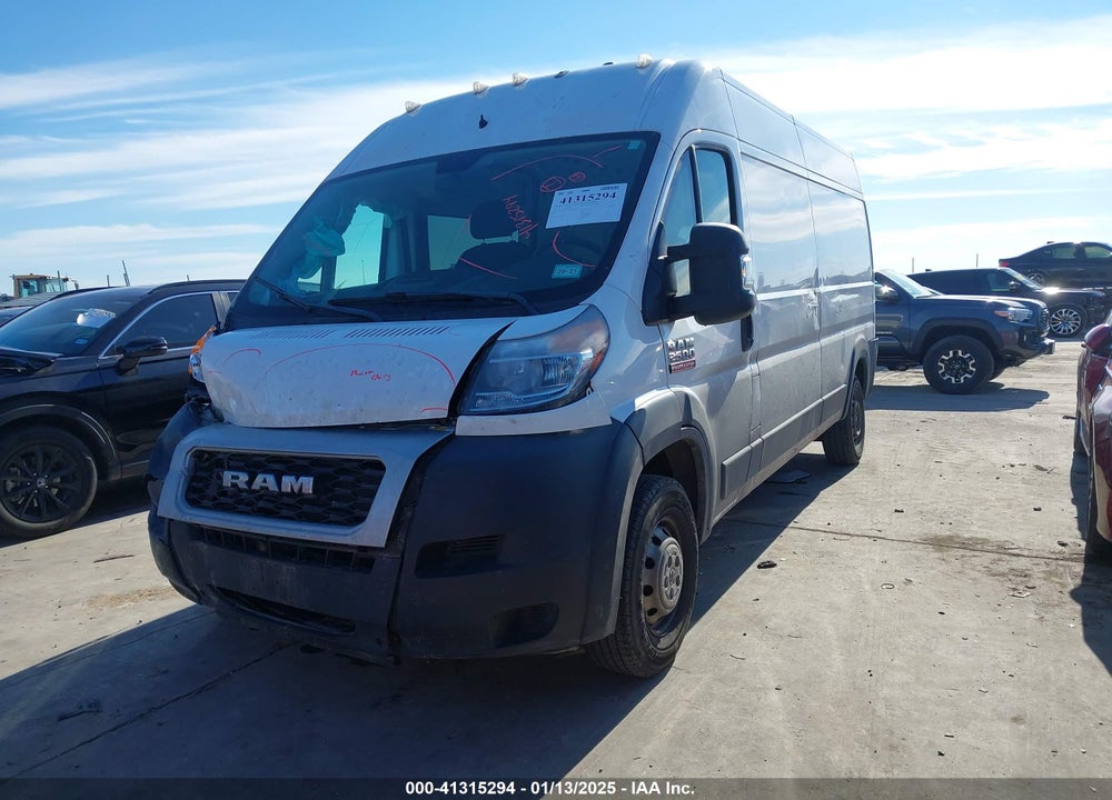 2019 RAM PROMASTER 2500 HIGH ROOF 159 WB VIN: 3C6TRVDG7KE529311
