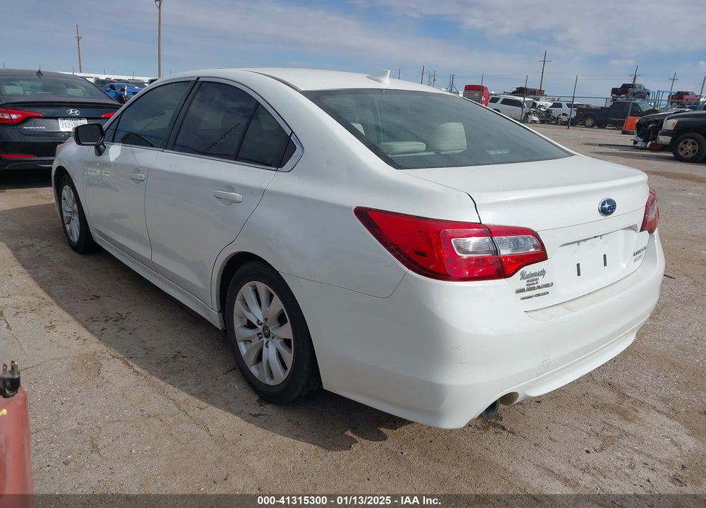 2017 SUBARU LEGACY 2.5I PREMIUM VIN: 4S3BNAH63H3051902