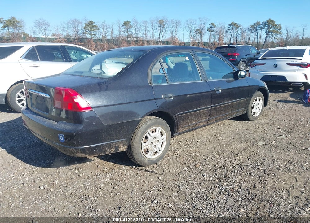 2001 HONDA CIVIC LX VIN: 2HGES16511H546815