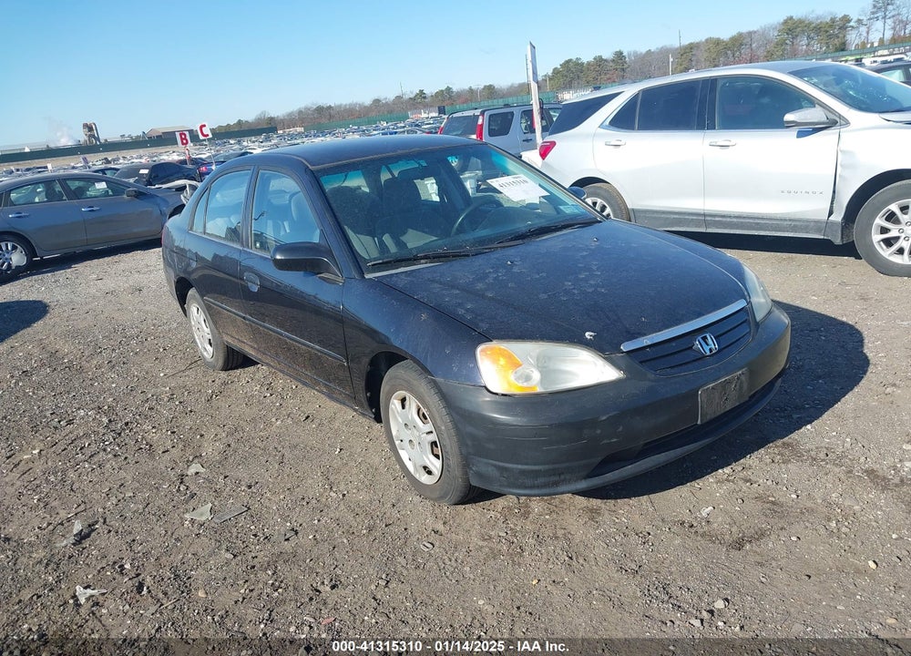 2001 HONDA CIVIC LX VIN: 2HGES16511H546815