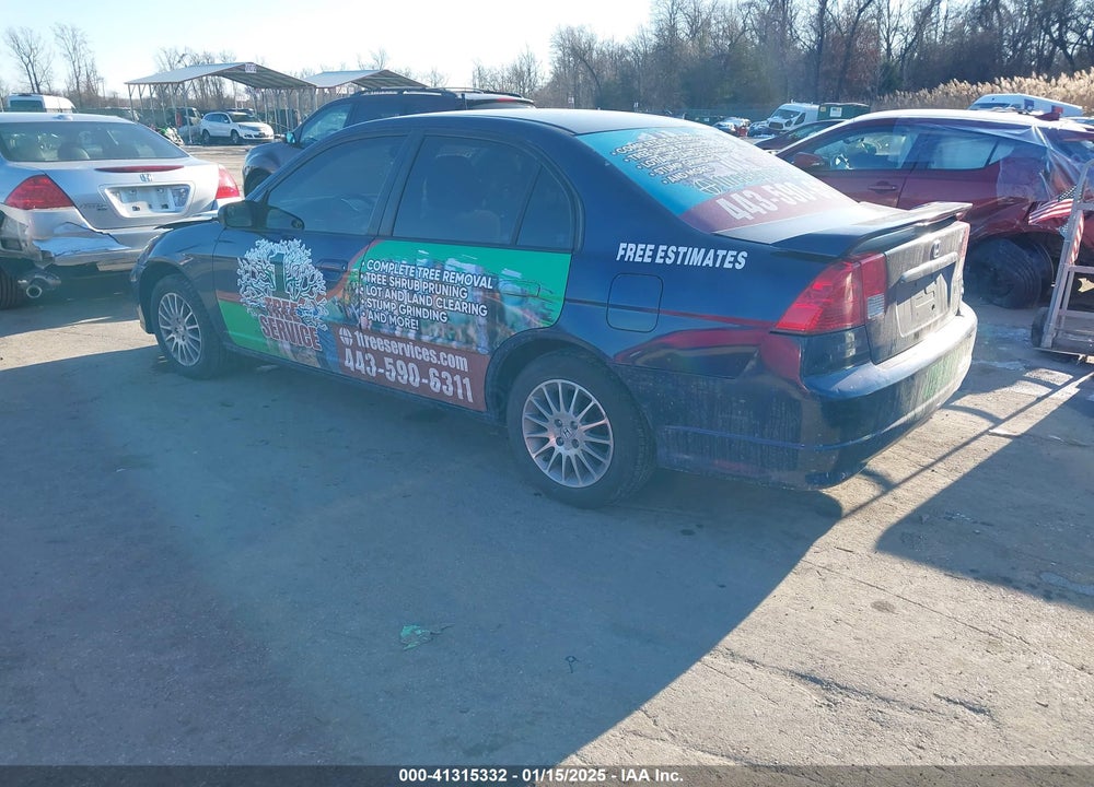 2005 HONDA CIVIC LX VIN: 2HGES16545H565123