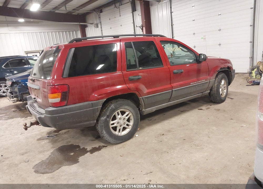 2004 JEEP GRAND CHEROKEE LAREDO VIN: 1J4GW48S84C307344