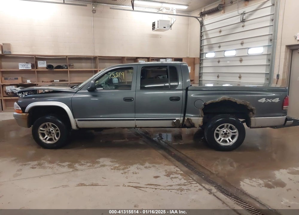 2004 DODGE DAKOTA SLT VIN: 1D7HG48N14S549017