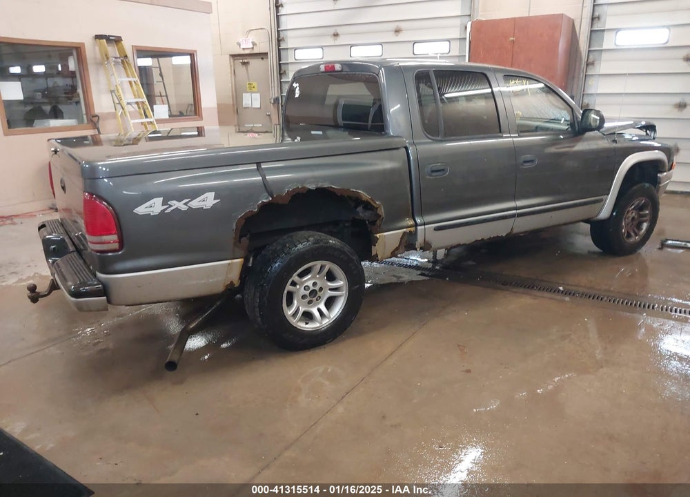 2004 DODGE DAKOTA SLT VIN: 1D7HG48N14S549017