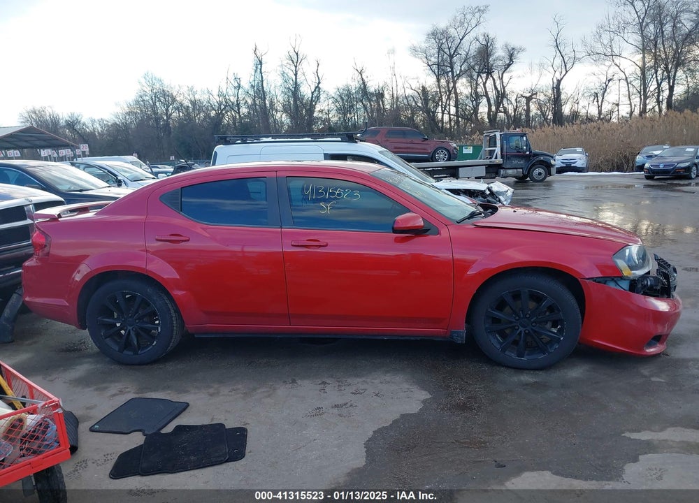 2013 DODGE AVENGER VIN: 1C3CDZCB9DN620443