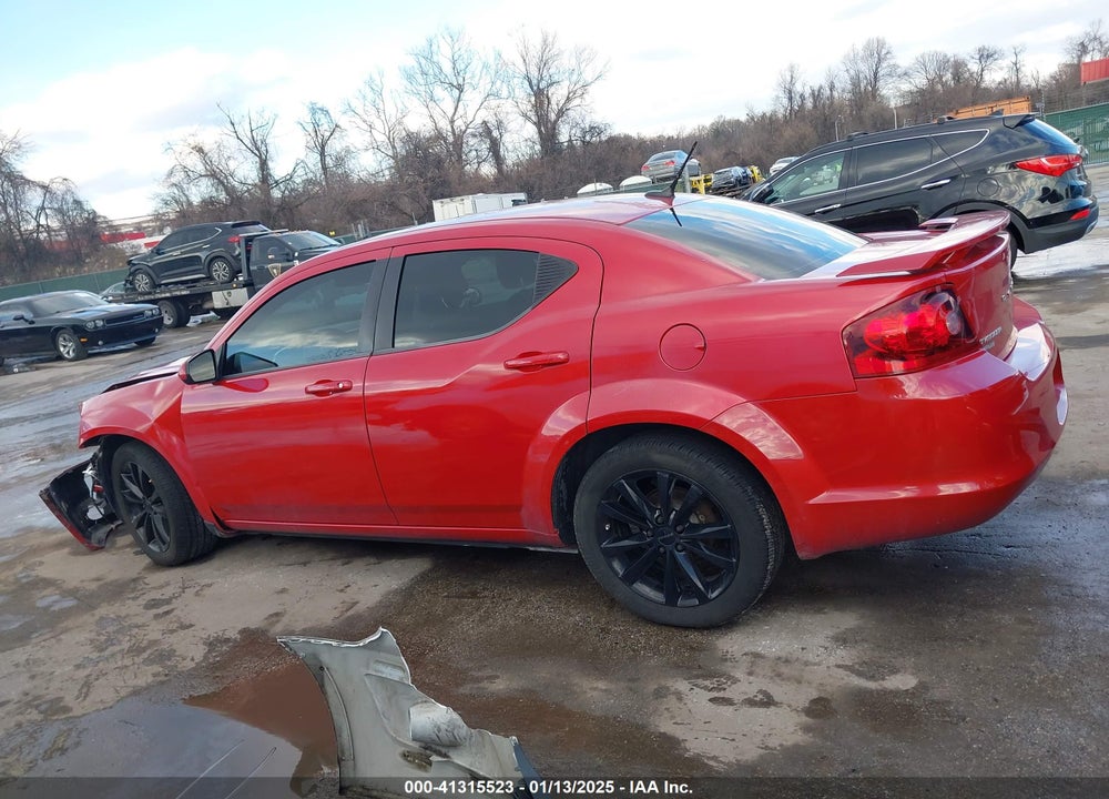 2013 DODGE AVENGER VIN: 1C3CDZCB9DN620443