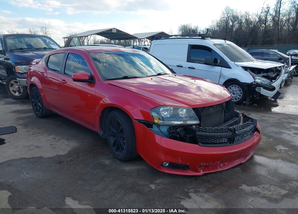 2013 DODGE AVENGER VIN: 1C3CDZCB9DN620443