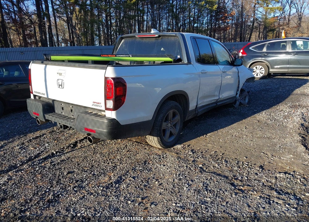2021 HONDA RIDGELINE AWD SPORT VIN: 5FPYK3F1XMB011441