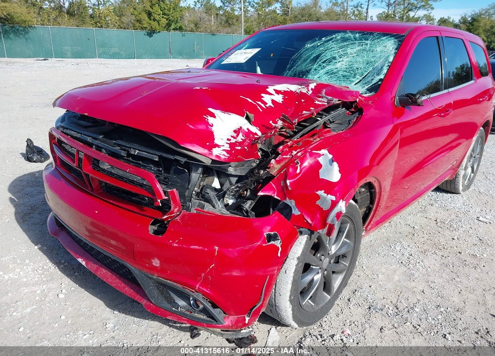 2014 DODGE DURANGO SXT VIN: 1C4RDHAG9EC476825
