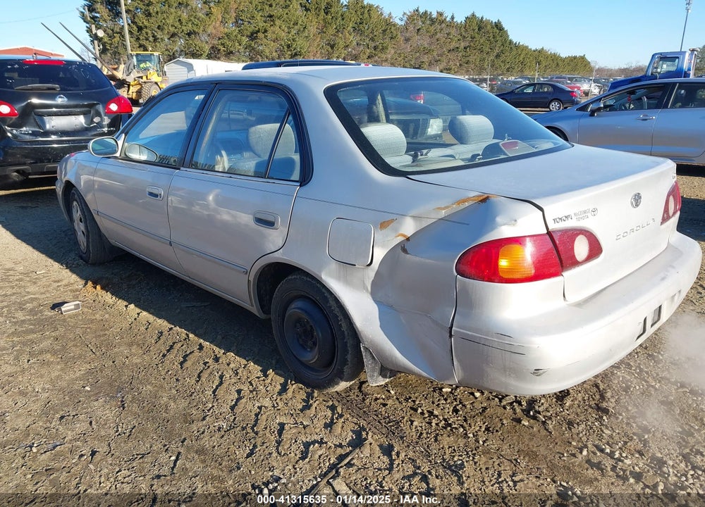 2001 TOYOTA COROLLA LE VIN: 2T1BR12E21C502514