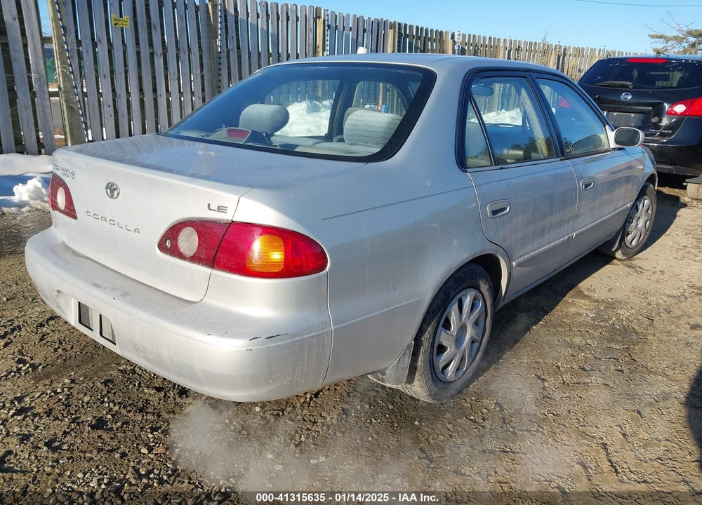 2001 TOYOTA COROLLA LE VIN: 2T1BR12E21C502514