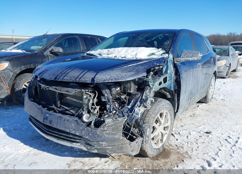 2022 CHEVROLET EQUINOX AWD LT VIN: 3GNAXUEV4NL238737