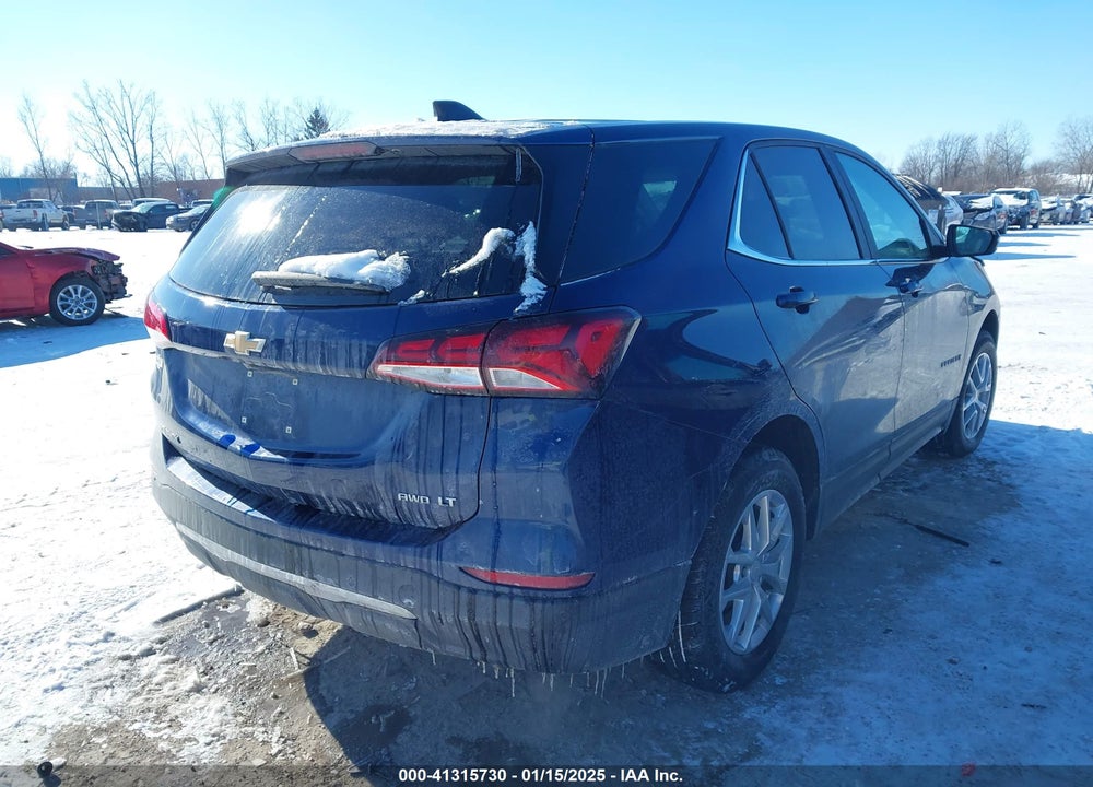 2022 CHEVROLET EQUINOX AWD LT VIN: 3GNAXUEV4NL238737