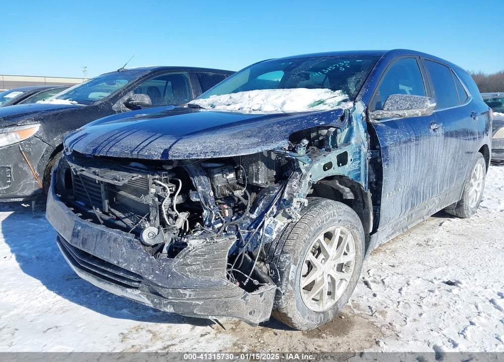 2022 CHEVROLET EQUINOX AWD LT VIN: 3GNAXUEV4NL238737