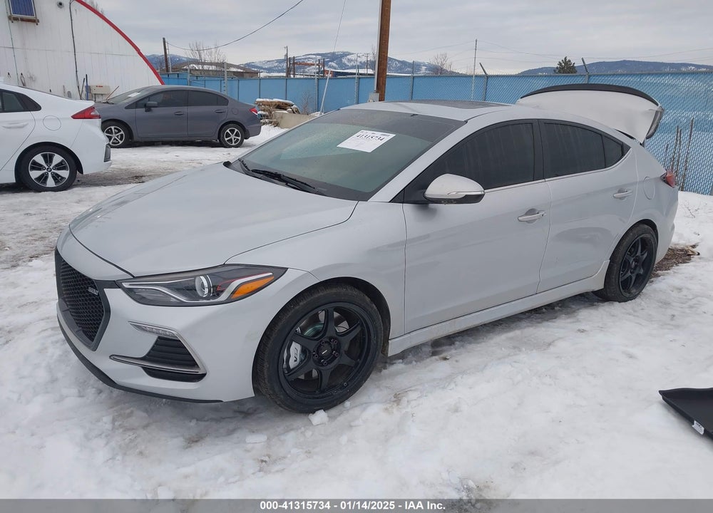 2018 HYUNDAI ELANTRA VIN: KMHD04LBXJU553735