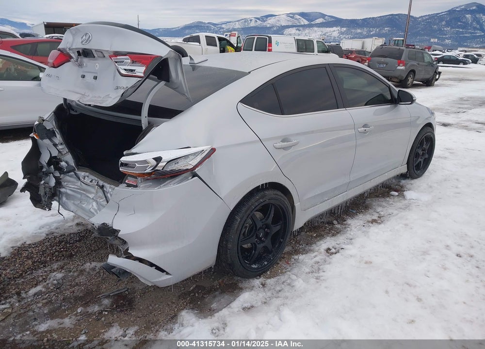 2018 HYUNDAI ELANTRA VIN: KMHD04LBXJU553735