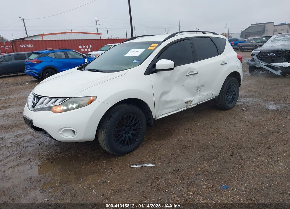 2009 NISSAN MURANO S VIN: JN8AZ18U69W102733