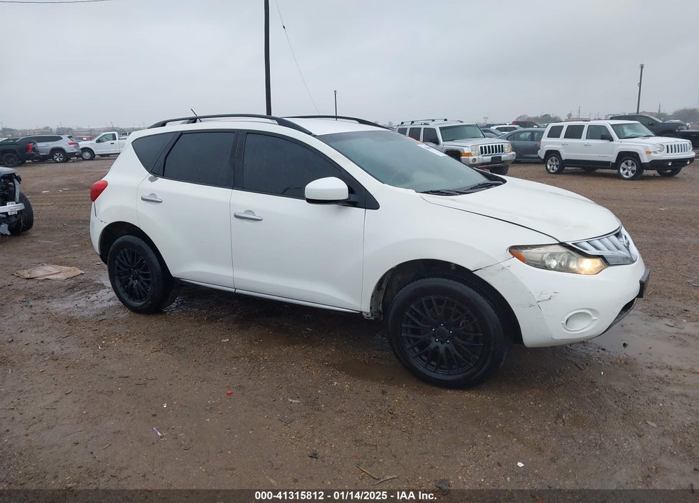 2009 NISSAN MURANO S VIN: JN8AZ18U69W102733