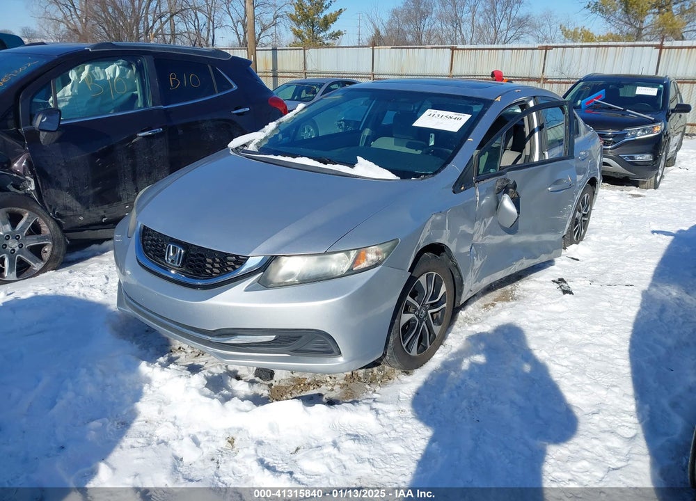 2014 HONDA CIVIC EX VIN: 19XFB2F82EE048529