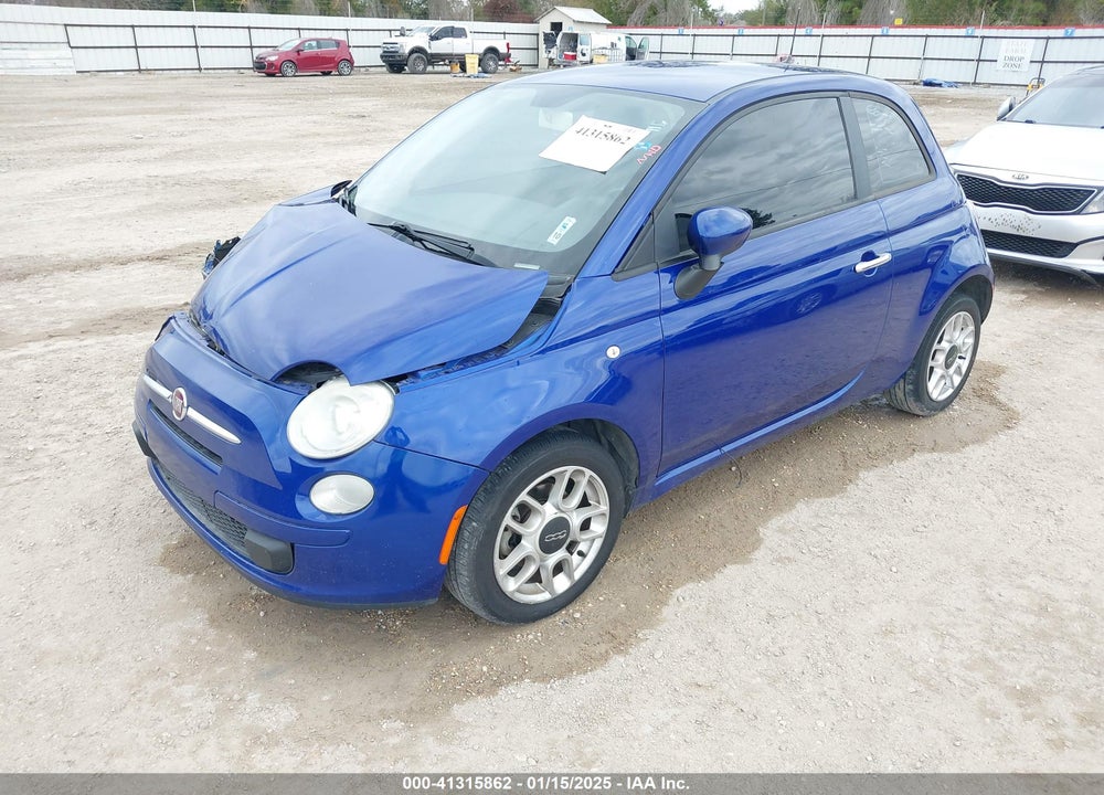 2013 FIAT 500 VIN: 3C3CFFAR8DT640160