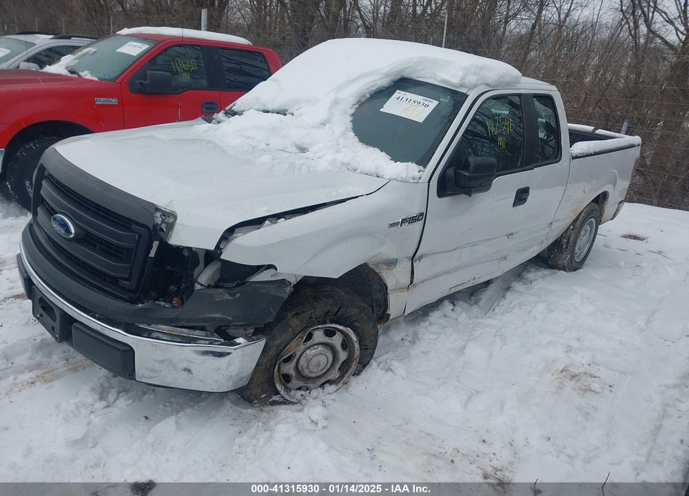 2014 FORD F-150 VIN: 1FTFX1CF6EFB75255