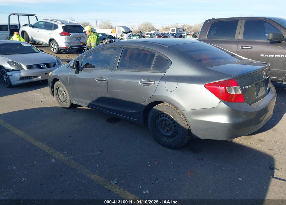 2012 HONDA CIVIC SDN LX VIN: 19XFB2F59CE312641
