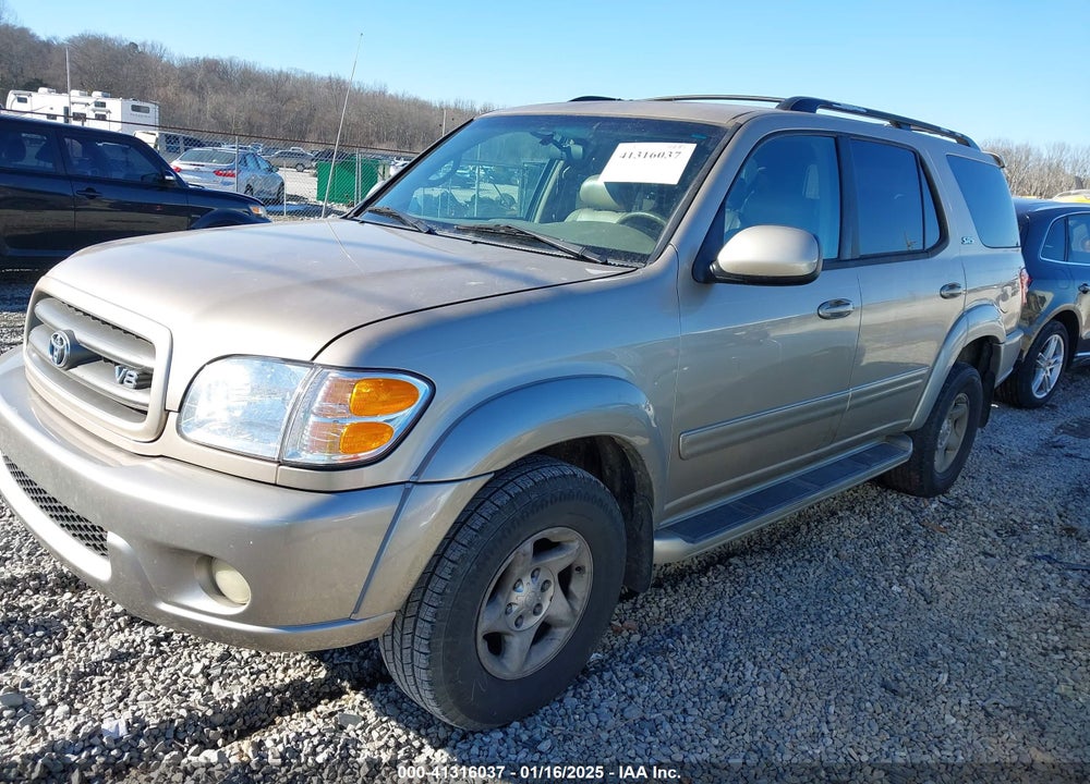 2002 TOYOTA SEQUOIA SR5 V8 VIN: 5TDZT34AX2S099039