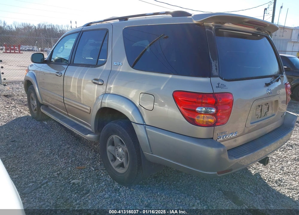 2002 TOYOTA SEQUOIA SR5 V8 VIN: 5TDZT34AX2S099039