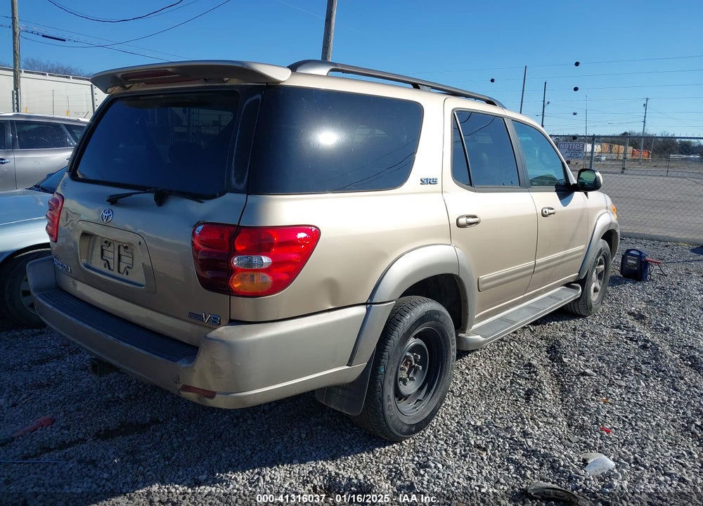 2002 TOYOTA SEQUOIA SR5 V8 VIN: 5TDZT34AX2S099039