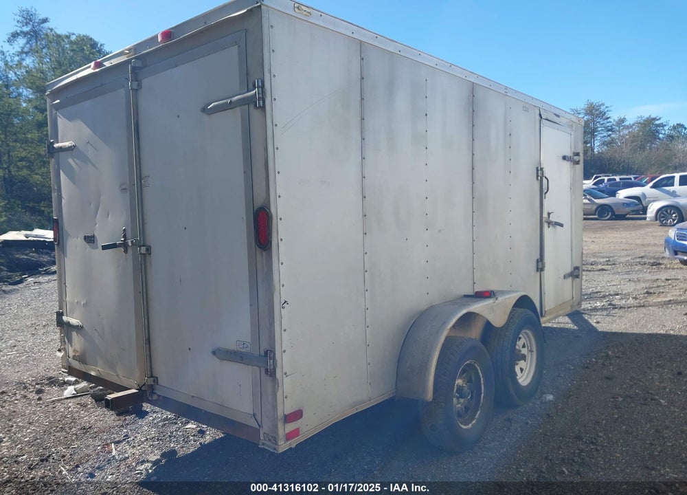 2005 CARGO TRAILER VIN: 5RMBE14276D003212