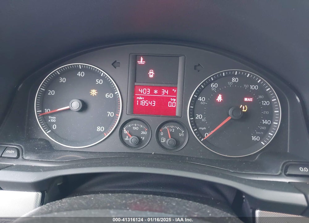 2009 VOLKSWAGEN JETTA S VIN: 3VWJZ71K49M004417
