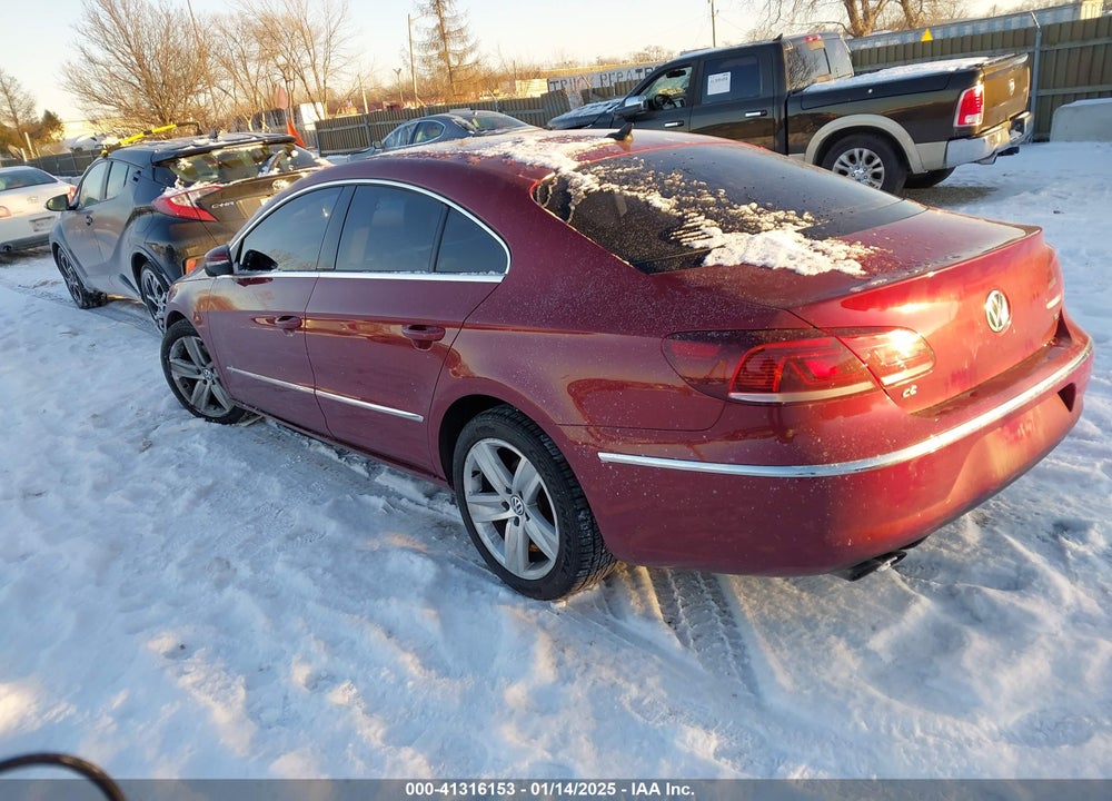 2016 VOLKSWAGEN CC 2.0T SPORT VIN: WVWBN7AN6GE501727