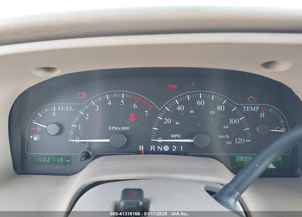 2002 FORD WINDSTAR LIMITED VIN: 2FMDA58432BB77383