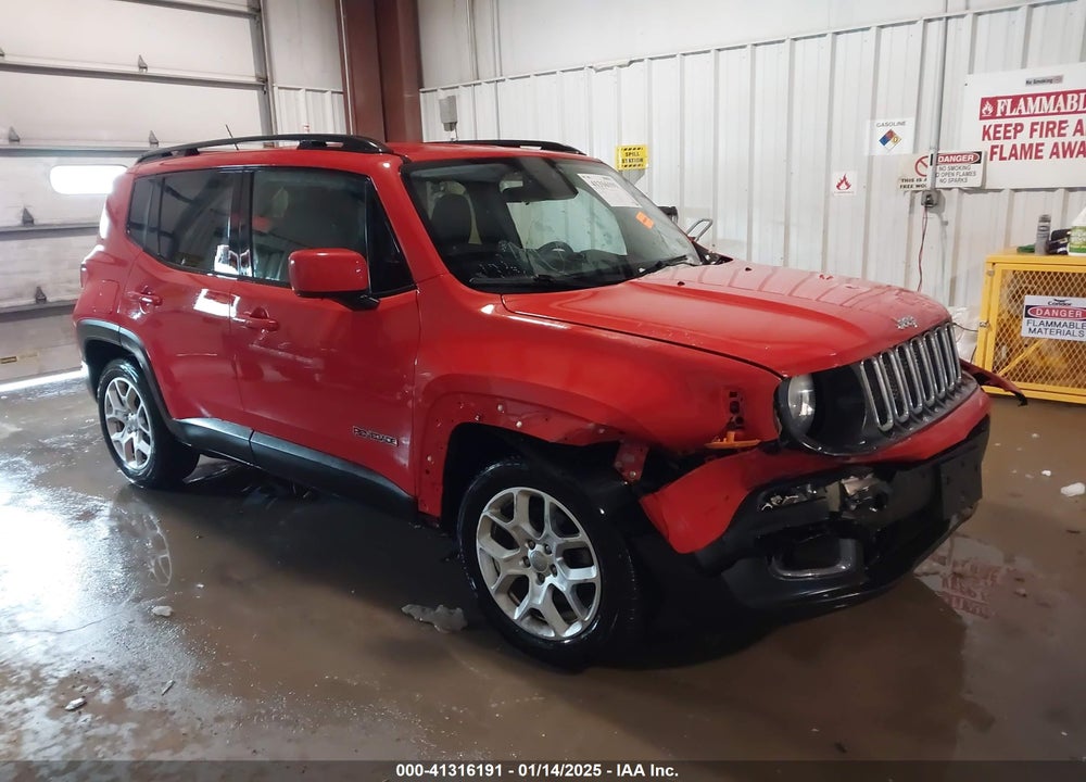 2017 JEEP RENEGADE LATITUDE FWD VIN: ZACCJABB2HPG25777