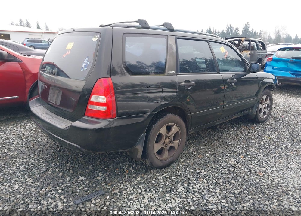 2003 SUBARU FORESTER XS VIN: JF1SG65663H753449