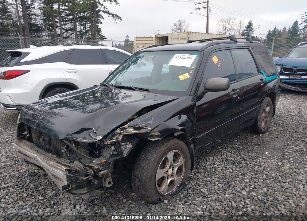 2003 SUBARU FORESTER XS VIN: JF1SG65663H753449