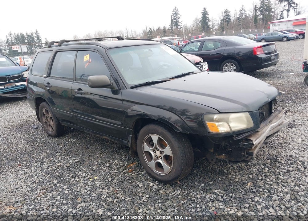 2003 SUBARU FORESTER XS VIN: JF1SG65663H753449