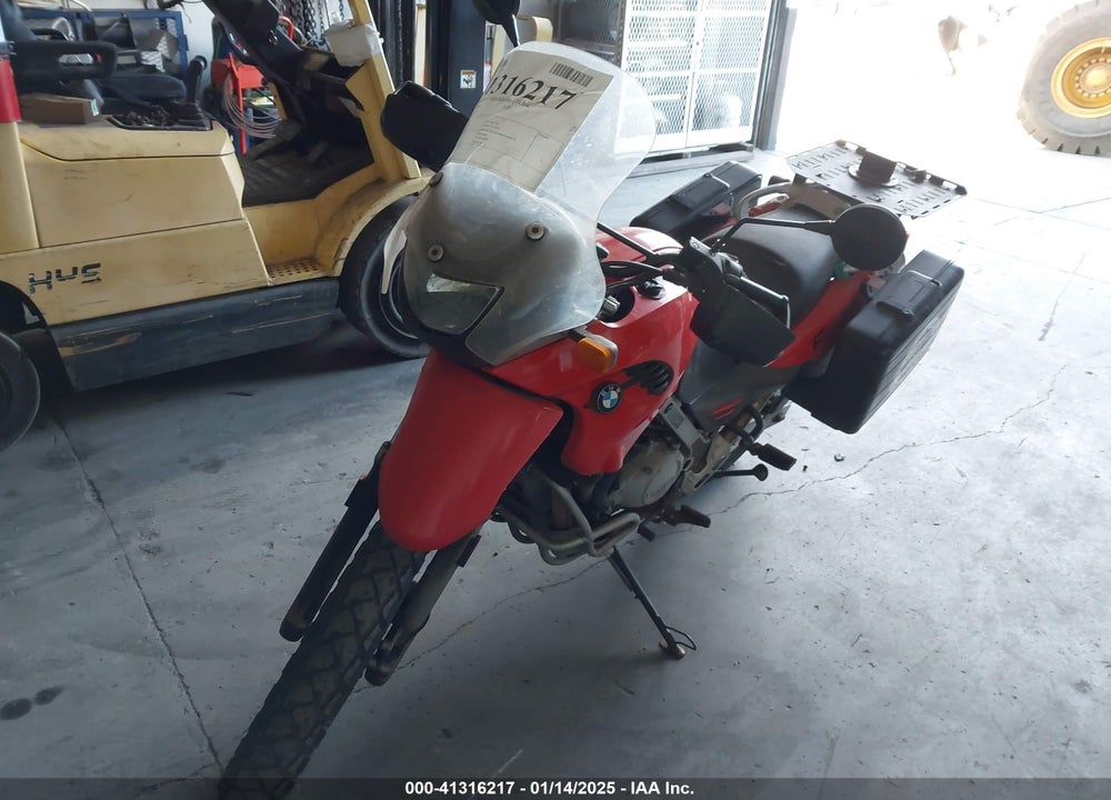 2002 BMW F650 GS VIN: WB10182A12ZE46643