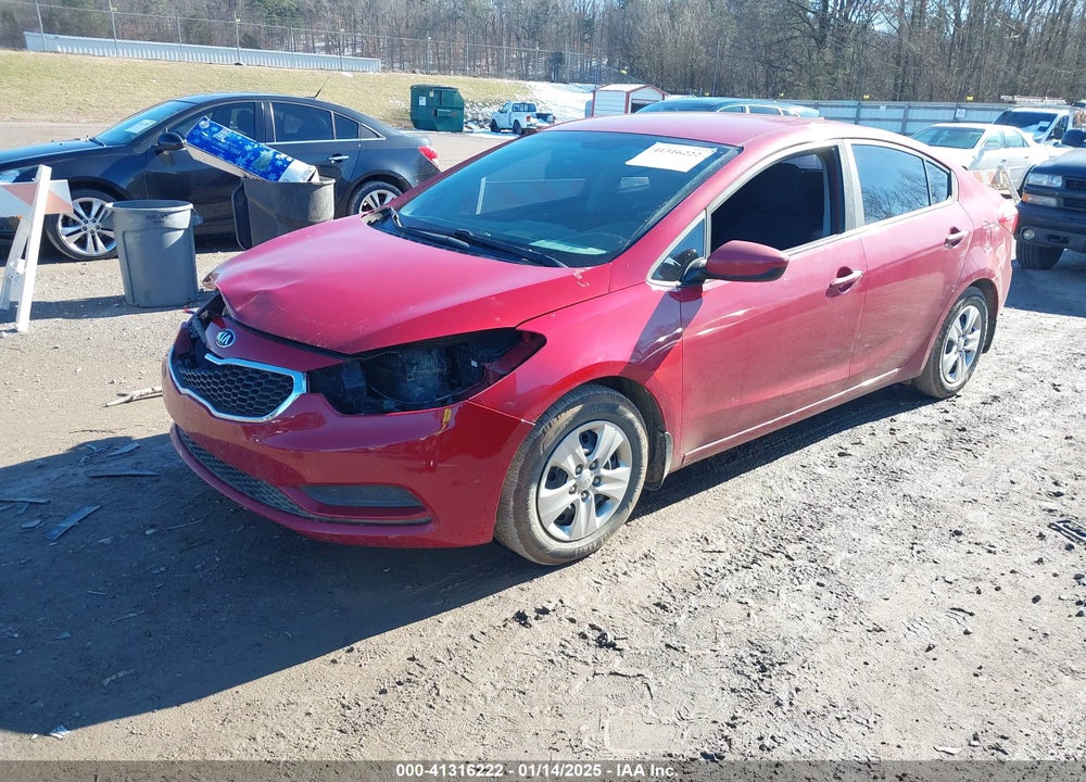 2016 KIA FORTE VIN: KNAFK4A6XG5570385