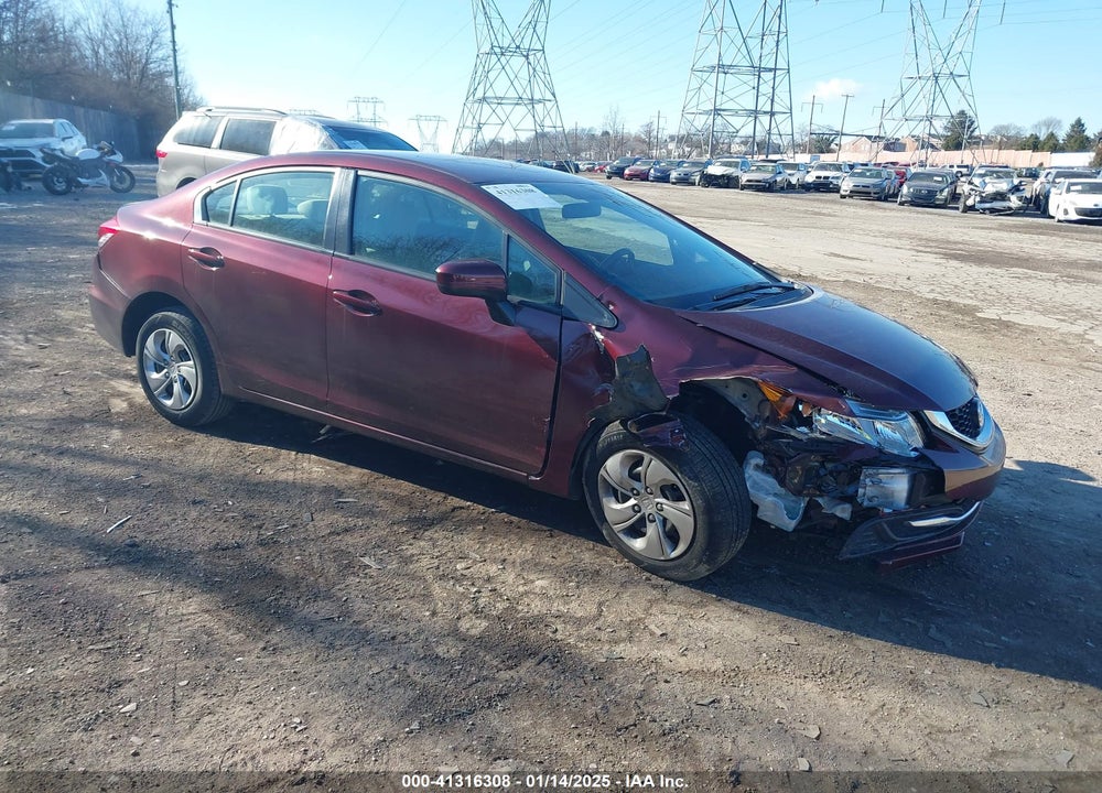 2015 HONDA CIVIC LX VIN: 19XFB2F54FE270531
