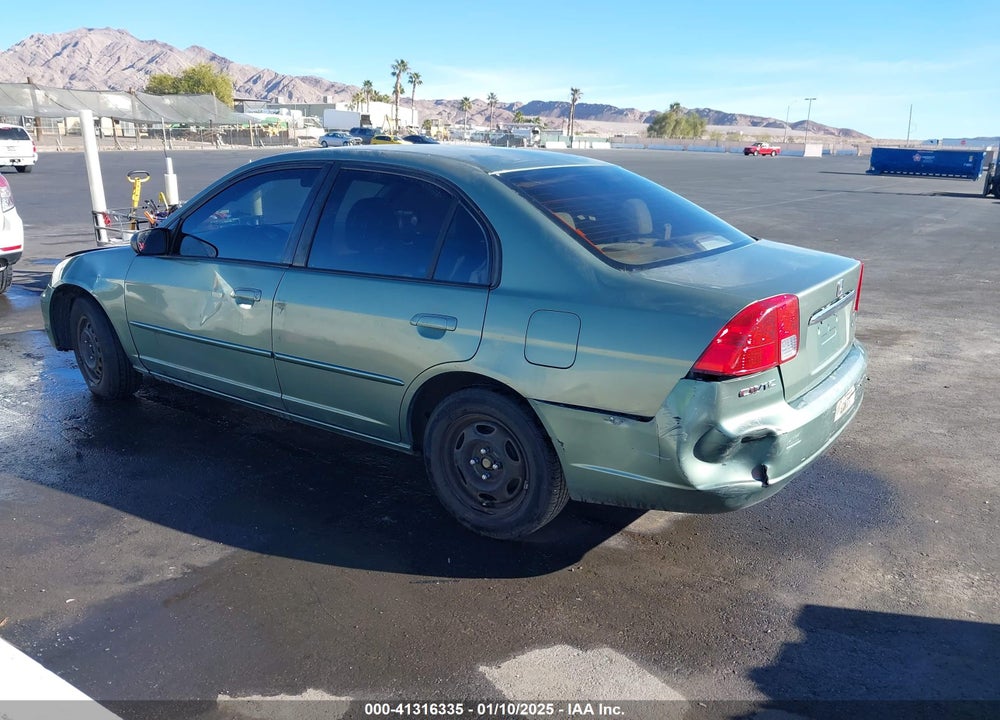 2003 HONDA CIVIC LX VIN: 2HGES16593H543583