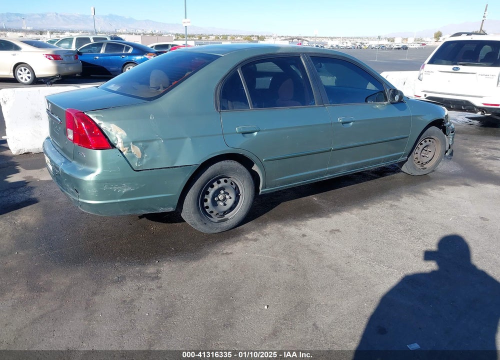 2003 HONDA CIVIC LX VIN: 2HGES16593H543583