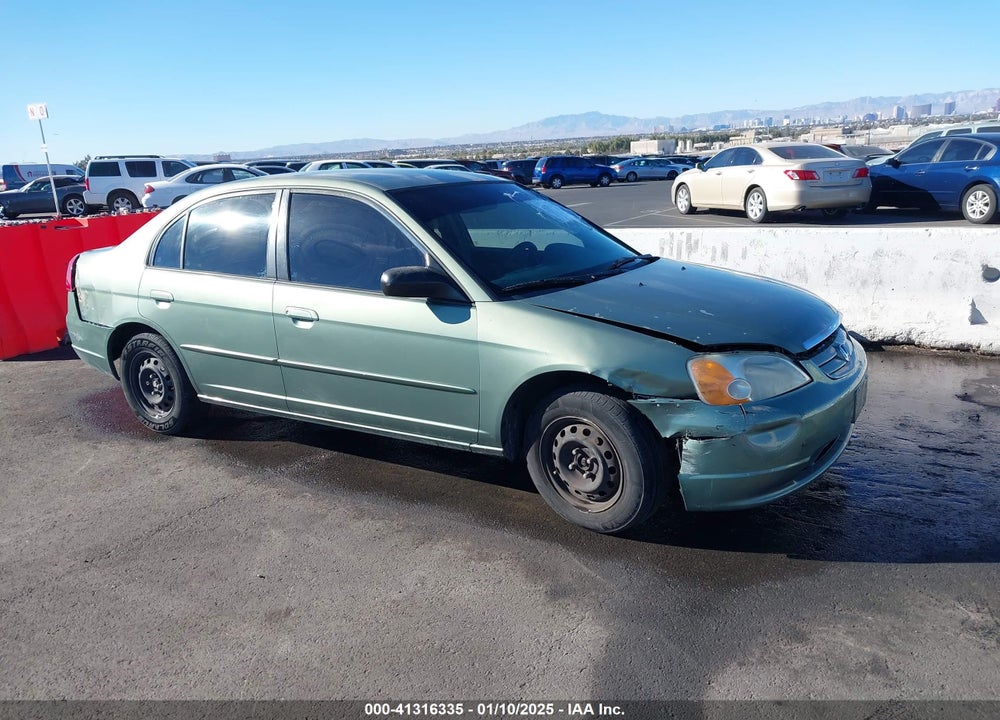 2003 HONDA CIVIC LX VIN: 2HGES16593H543583