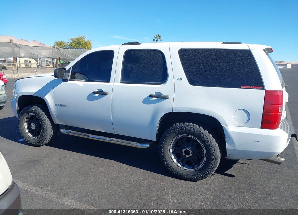 2008 CHEVROLET TAHOE COMMERCIAL FLEET VIN: 1GNFK13008R265084
