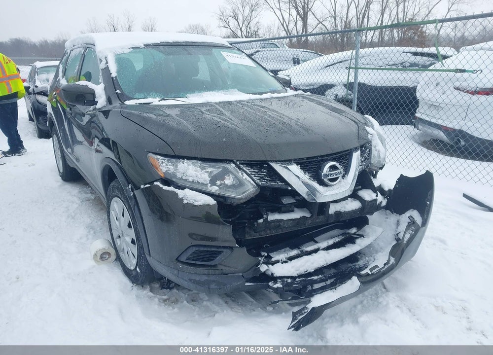 2016 NISSAN ROGUE S VIN: KNMAT2MV1GP704626
